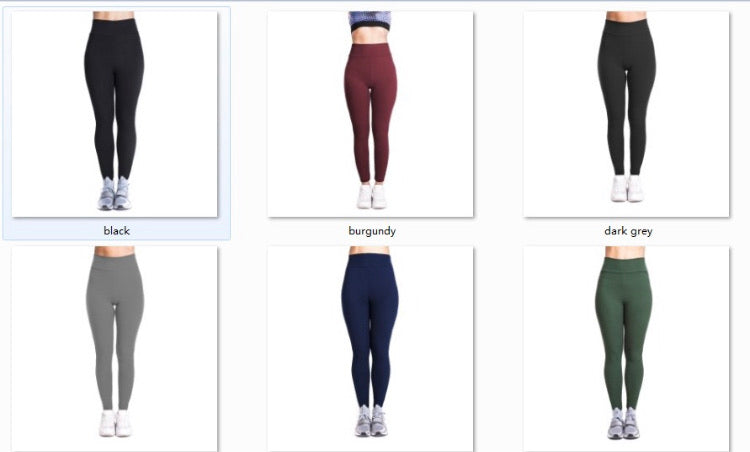 Solid pocket leggings
