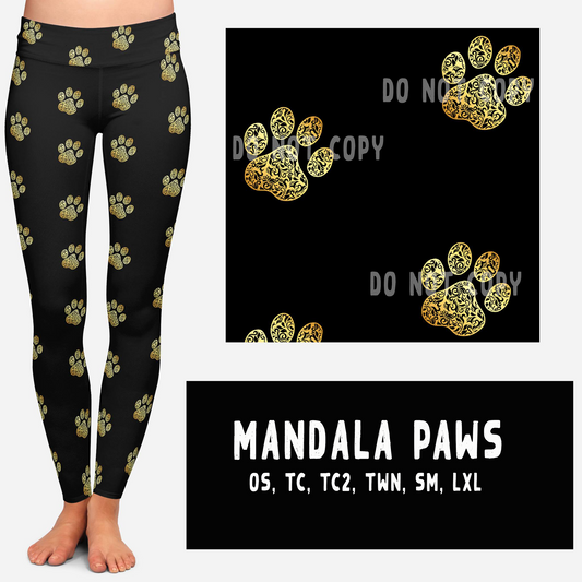 MANDALA PAWS LEGGINGS AND JOGGERS