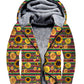 SERAPE SUNFLOWER EXCLUSIVE FLEECE JACKET